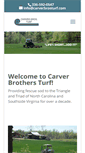 Mobile Screenshot of carverbrosturf.com